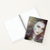 美しい女性スパイラルノート ノートブック (内部)