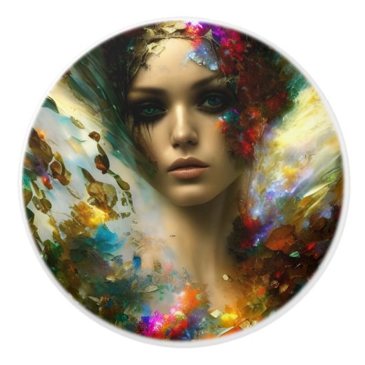 美しい女性セラミックプル セラミックノブ (正面)