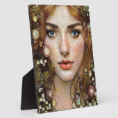 美しい女性プラーク フォトプラーク (側面)