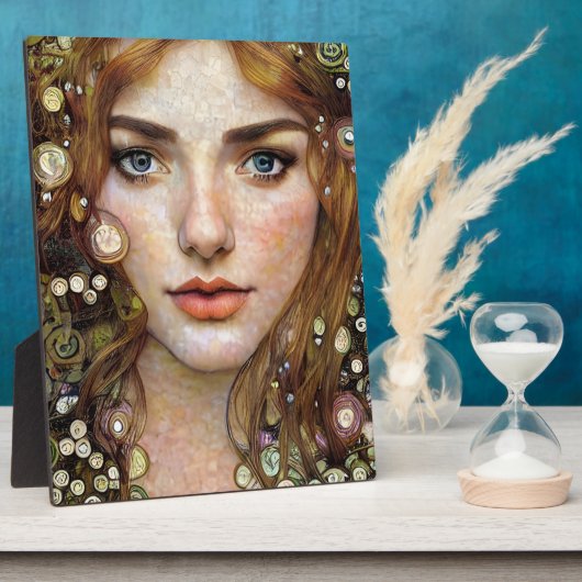 美しい女性プラーク フォトプラーク (側面)