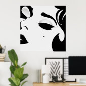 美しい女性ポスター ポスター (ホームオフィス)