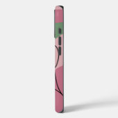 美しい女性ラインアートタフiPhoneケース Case-Mate iPhoneケース (裏面 / 左)