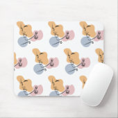 美しい女性ラインアート マウスパッド (マウス)