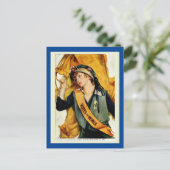 美しい女性参政権1915年コピー女性投票 ポストカード (スタンド正面)