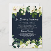 美しい女性愛する記憶記念サービスで 招待状 (正面)