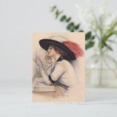 美しい女性投票 – ヴィンテージ参政権ファッション ポストカード (スタンド正面)