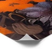 美しい女性花ファンタジー抽象芸術2 ポスター (角)