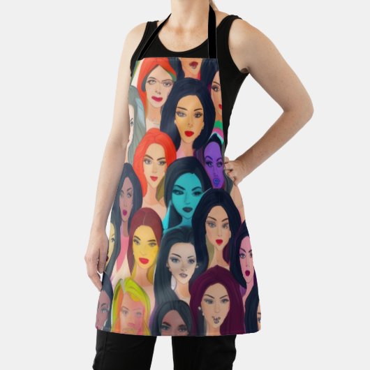 美しい女性 エプロン (インサイチュ)