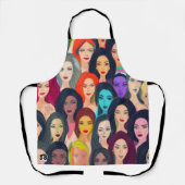美しい女性 エプロン (正面)