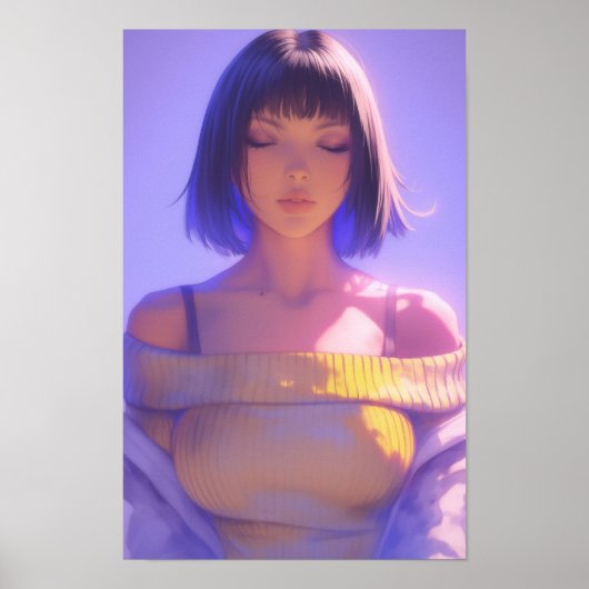 美しい女性 ポスター (正面)