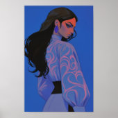 美しい女性 ポスター (正面)