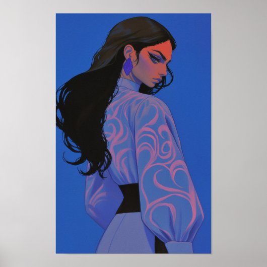 美しい女性 ポスター (正面)