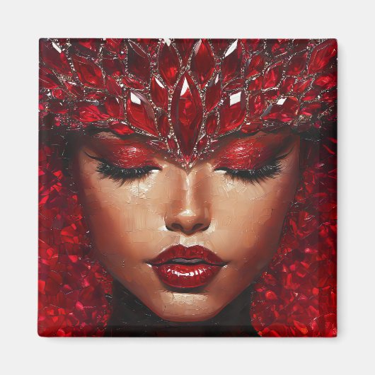 美しい女性 マグネット (正面)