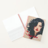 美しい女性#02 ノートブック (内部)