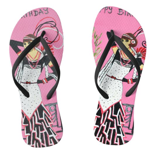 美しい女性 2 足のビーチサンダル ビーチサンダル (ソール)