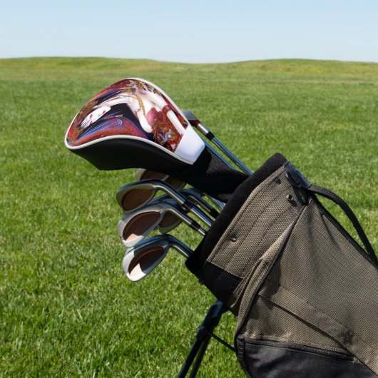 美しい女日本のの子ゴシックファンタジートリプチチ ゴルフヘッドカバー (インサイチュ)