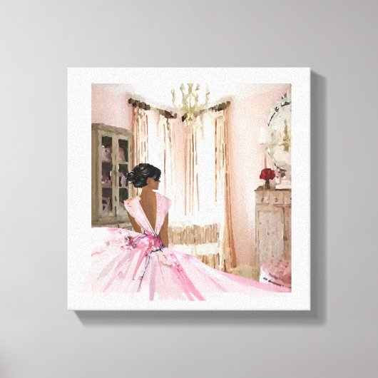 美しい女王 キャンバスプリント (正面)