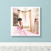 美しい女王 キャンバスプリント (インサイチュ (ウッドフロア))