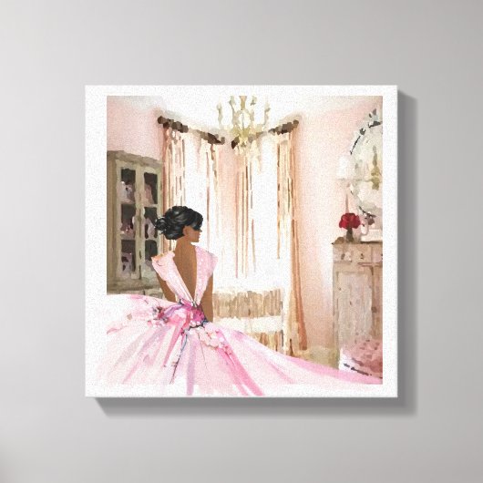 美しい女王 キャンバスプリント (正面)