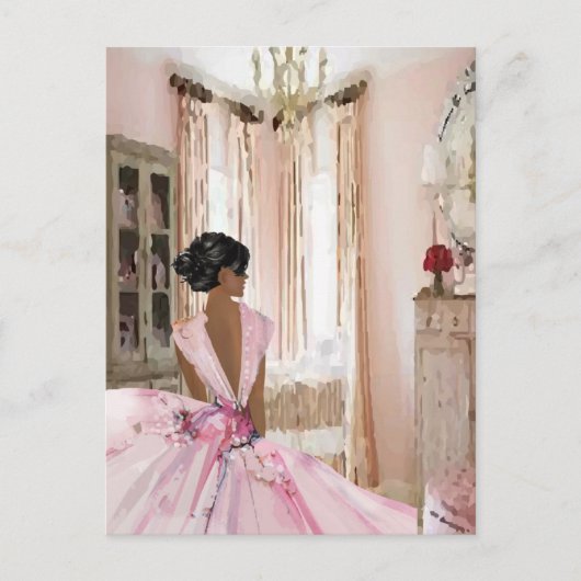 美しい女王 ポストカード (正面)