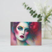 美しい女王 ポストカード (スタンド正面)