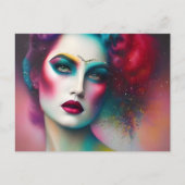 美しい女王 ポストカード (正面)