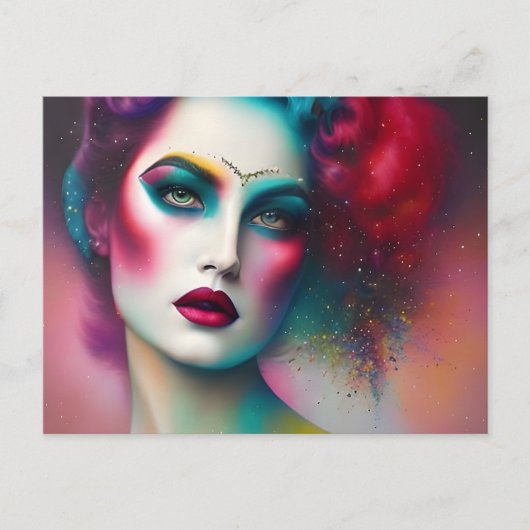 美しい女王 ポストカード (正面)