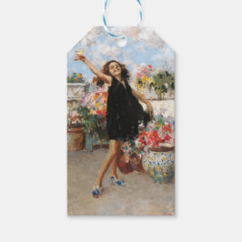 美しい女祝の喜び大事な行事 ギフトタグ