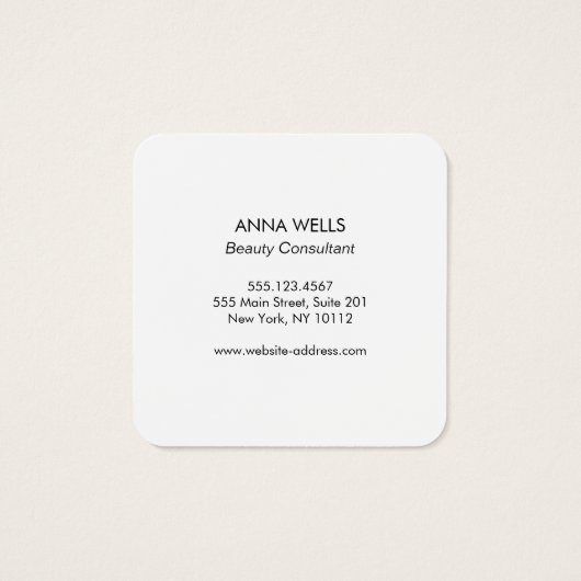 美しい女神ウーマン顔 (裏面)