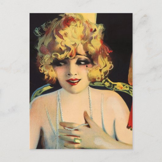 美しい女遊の真珠 ポストカード (正面)