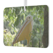 美しい好奇心のペリカンと車の空気フレッシュ カーエアーフレッシュナー (左)