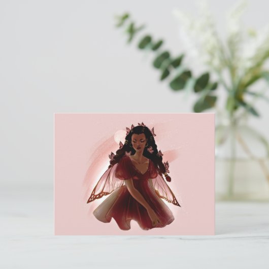 美しい妖精のはがき ポストカード (スタンド正面)