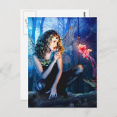 美しい妖精のプリンセス ポストカード (正面/裏面)