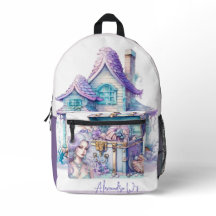 美しい妖精のマーメイドティール（緑がかった色）パープル名前をカスタムする