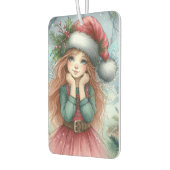 美しい妖精のメリークリスマス カーエアーフレッシュナー (左)