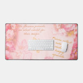 美しい妖精の花と蝶 デスクマット (キーボード&マウス)