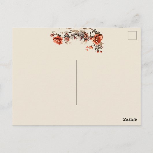 美しい妖精の茶色のドレス白熱［赤熱］光を放つの蝋燭 ポストカード (裏面)