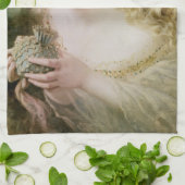 美しい妖精の蝶ソフィー・アンダーソン キッチンタオル (折り畳み)