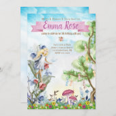 美しい妖精の誕生パーティー 招待状