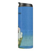 美しい妖精の赤い髪の蝶の翼ブルースカイ タンブラー (回転右)