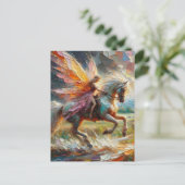 美しい妖精の馬 ポストカード (スタンド正面)