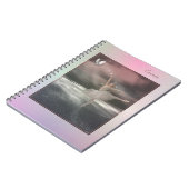 美しい妖精バレエダンサー星団スターダスト星ピンク ノートブック (左側)