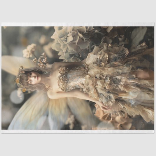 美しい妖精、イーサリアガーデン、ポートレートアート 薄葉紙 (正面)