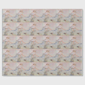美しい妖精，ビー，花，包装紙 ラッピングペーパー (フラット)