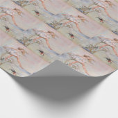 美しい妖精，ビー，花，包装紙 ラッピングペーパー (角)