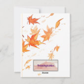 . .美しい妻への感謝の気持ち シーズンカード (裏面)