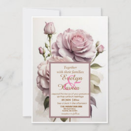 美しい始まりからロマンチックな恋の誘い 招待状