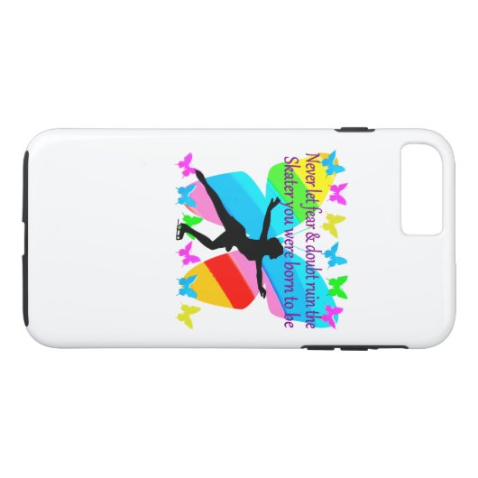 美しい姿スケート感動的引用文デザイン Case-Mate iPhoneケース (裏面(横))