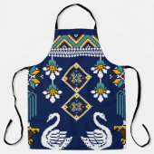 美しい姿部族ウクライナの幾何学民族 エプロン (正面)