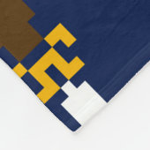 美しい姿部族ウクライナの幾何学民族 フリースブランケット (角)